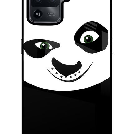 Panda Oppo F19 Pro Glass Case Back Cover by Casekaro