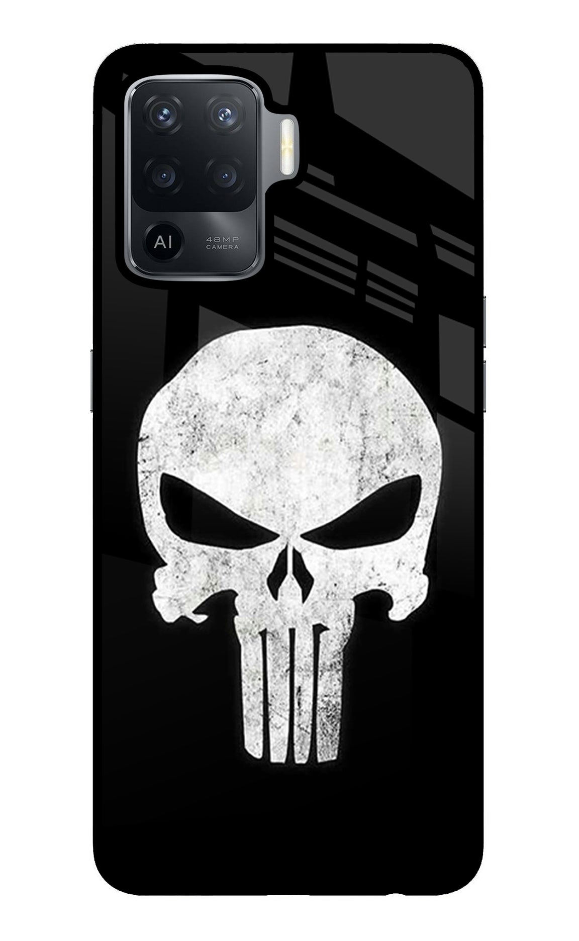 Punisher Skull Oppo F19 Pro Back Cover