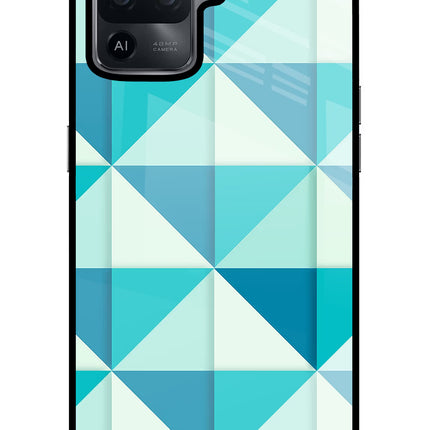 Abstract Oppo F19 Pro Glass Case Back Cover by Casekaro