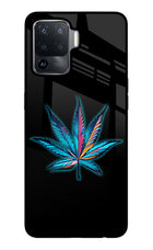 Weed Oppo F19 Pro Glass Case Back Cover by Casekaro