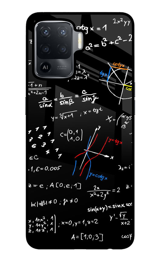 Mathematics Formula Oppo F19 Pro Glass Case