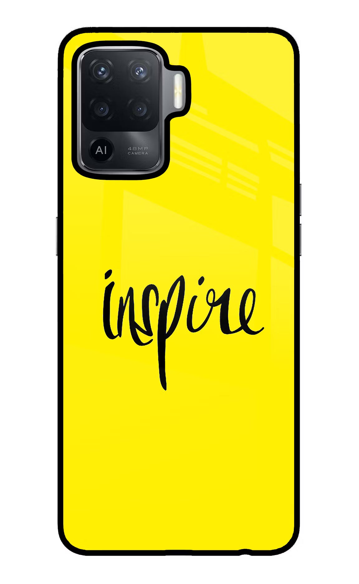 Inspire Oppo F19 Pro Glass Case Back Cover by Casekaro