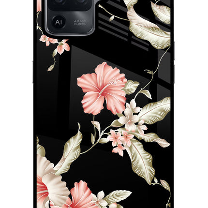 Flowers Oppo F19 Pro Glass Case