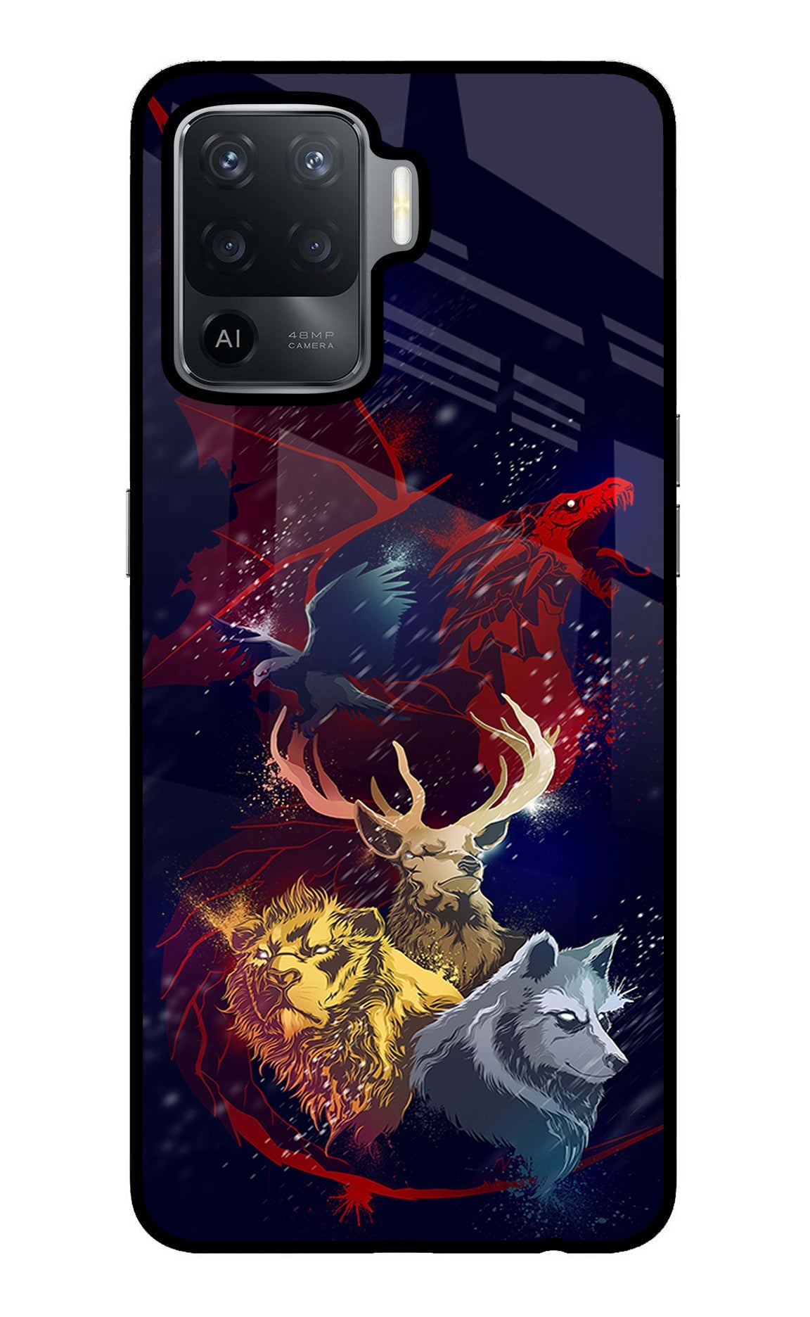 Game Of Thrones Oppo F19 Pro Glass Case