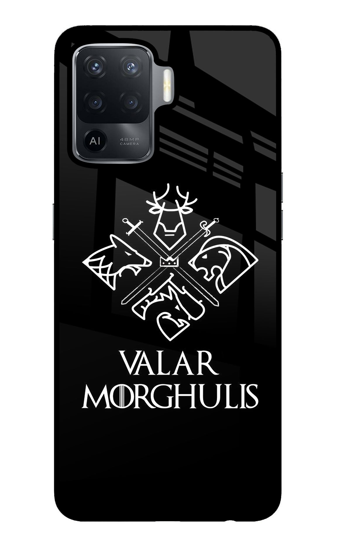 Valar Morghulis | Game Of Thrones Oppo F19 Pro Glass Case
