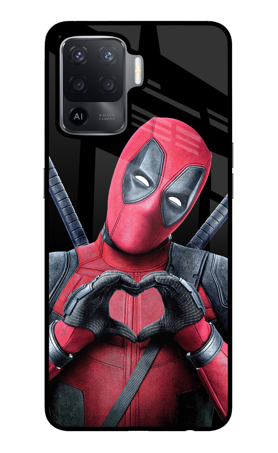 Deadpool Oppo F19 Pro Glass Case