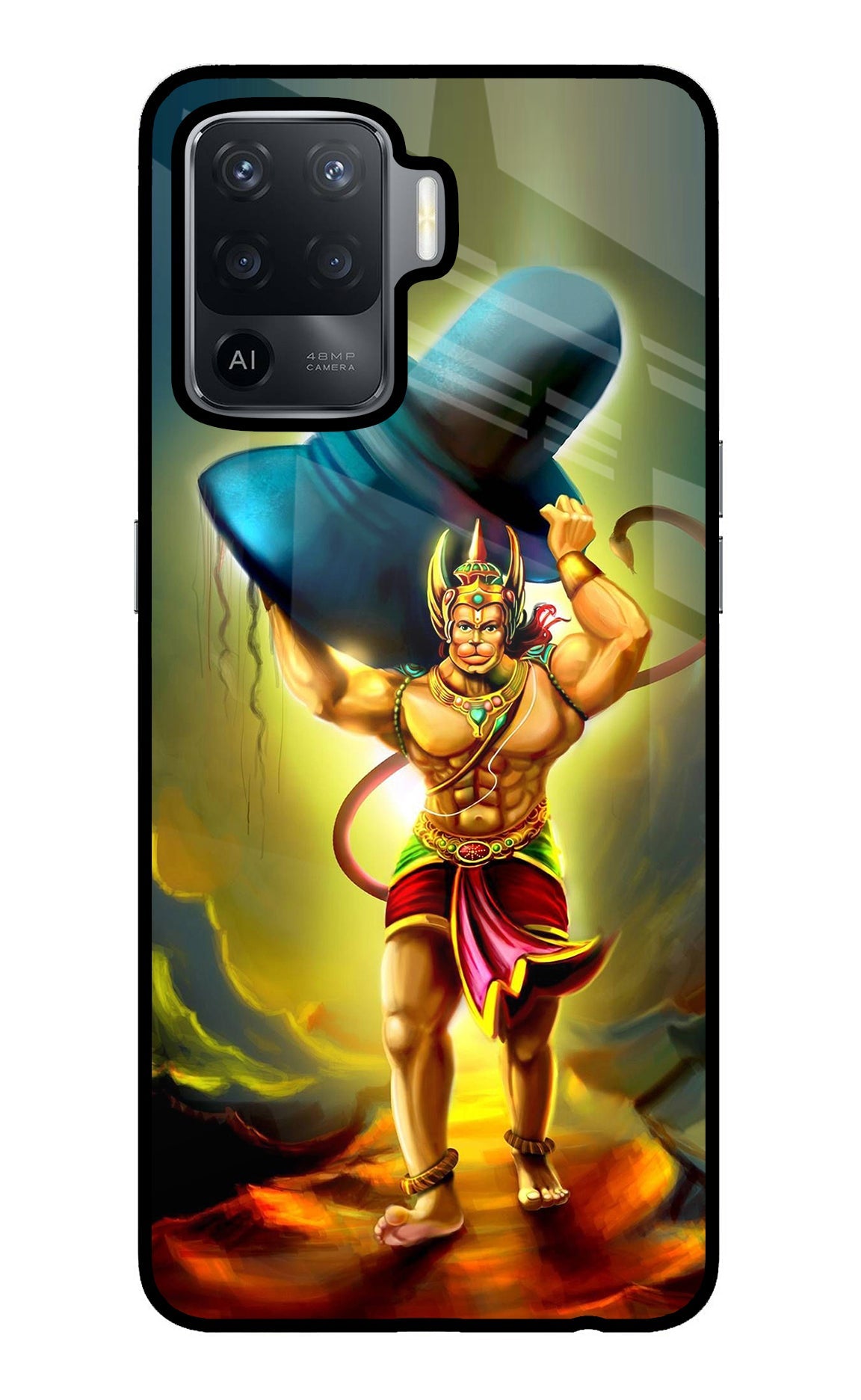 Lord Hanuman Oppo F19 Pro Back Cover