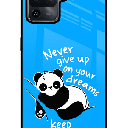 Keep Sleeping Oppo F19 Pro Glass Case Back Cover by Casekaro