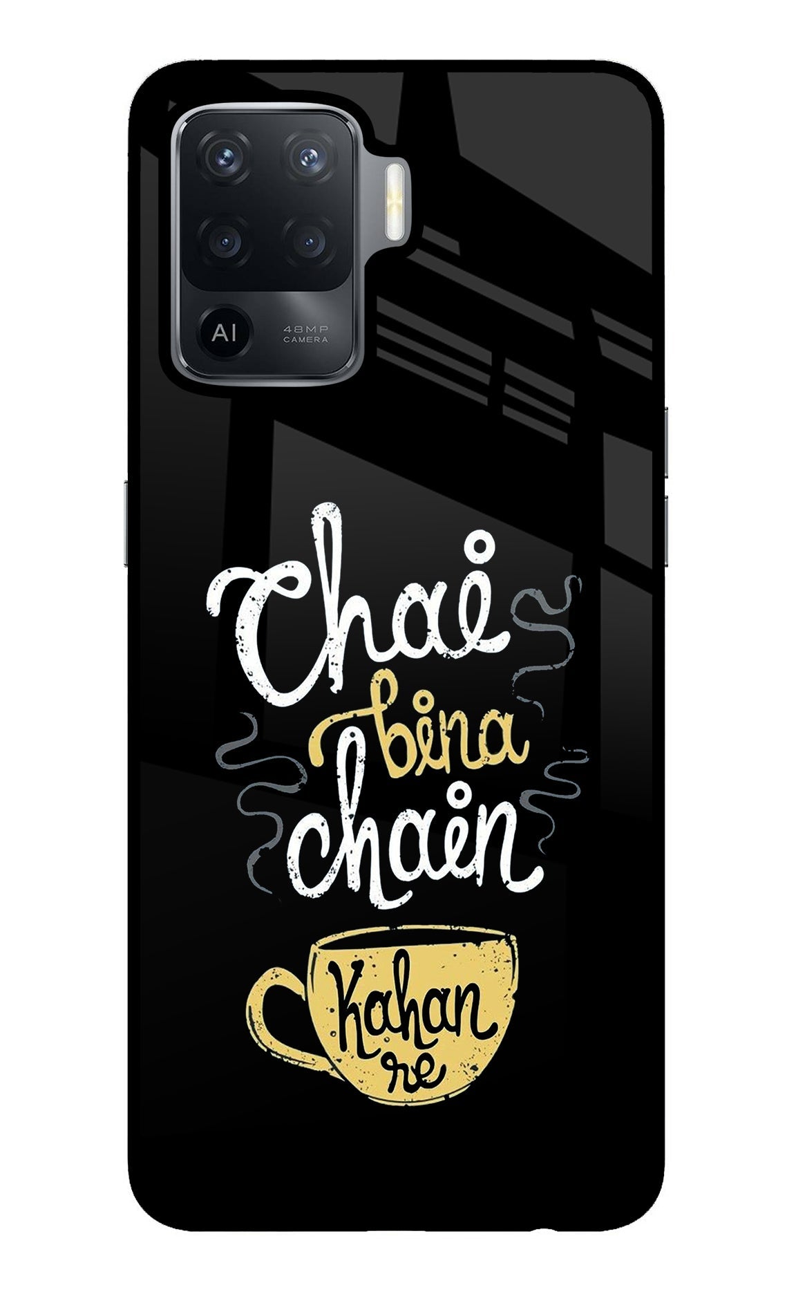 Chai Bina Chain Kaha Re Oppo F19 Pro Back Cover