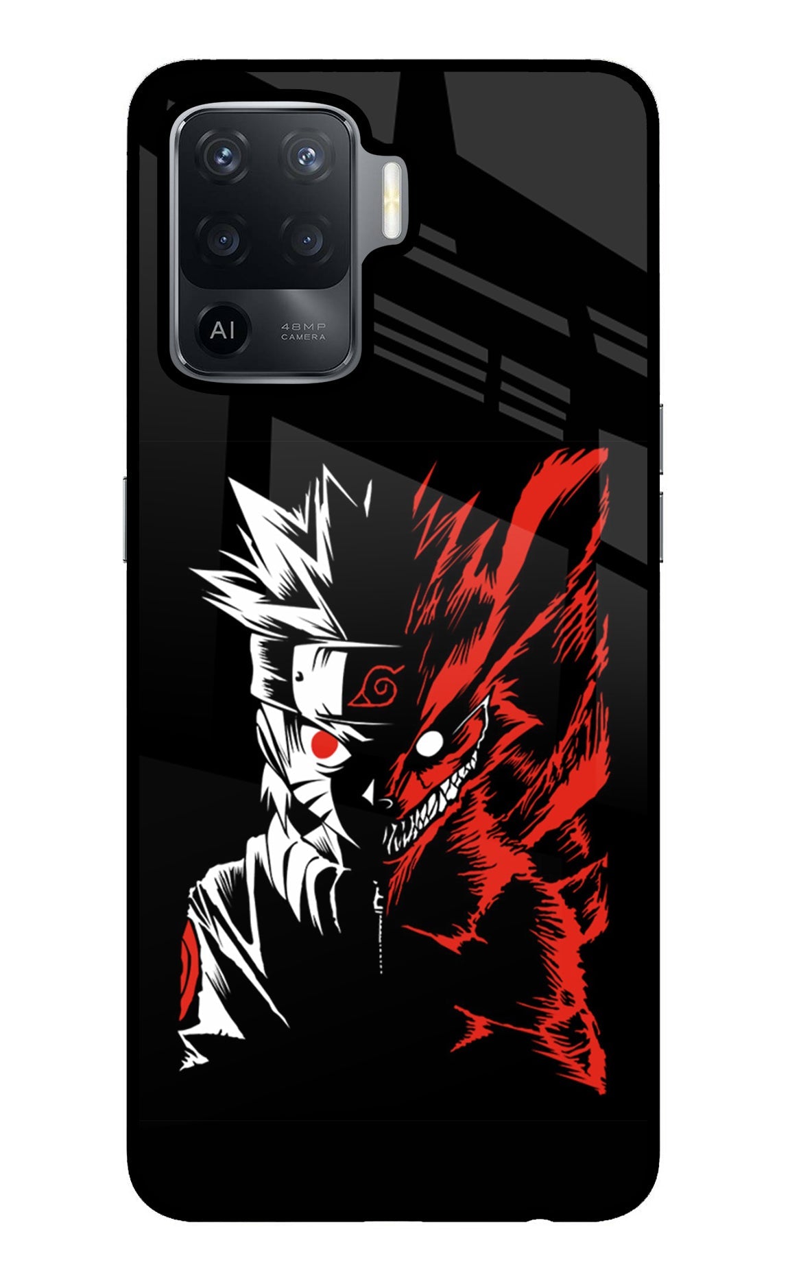 Naruto Two Face Oppo F19 Pro Glass Case