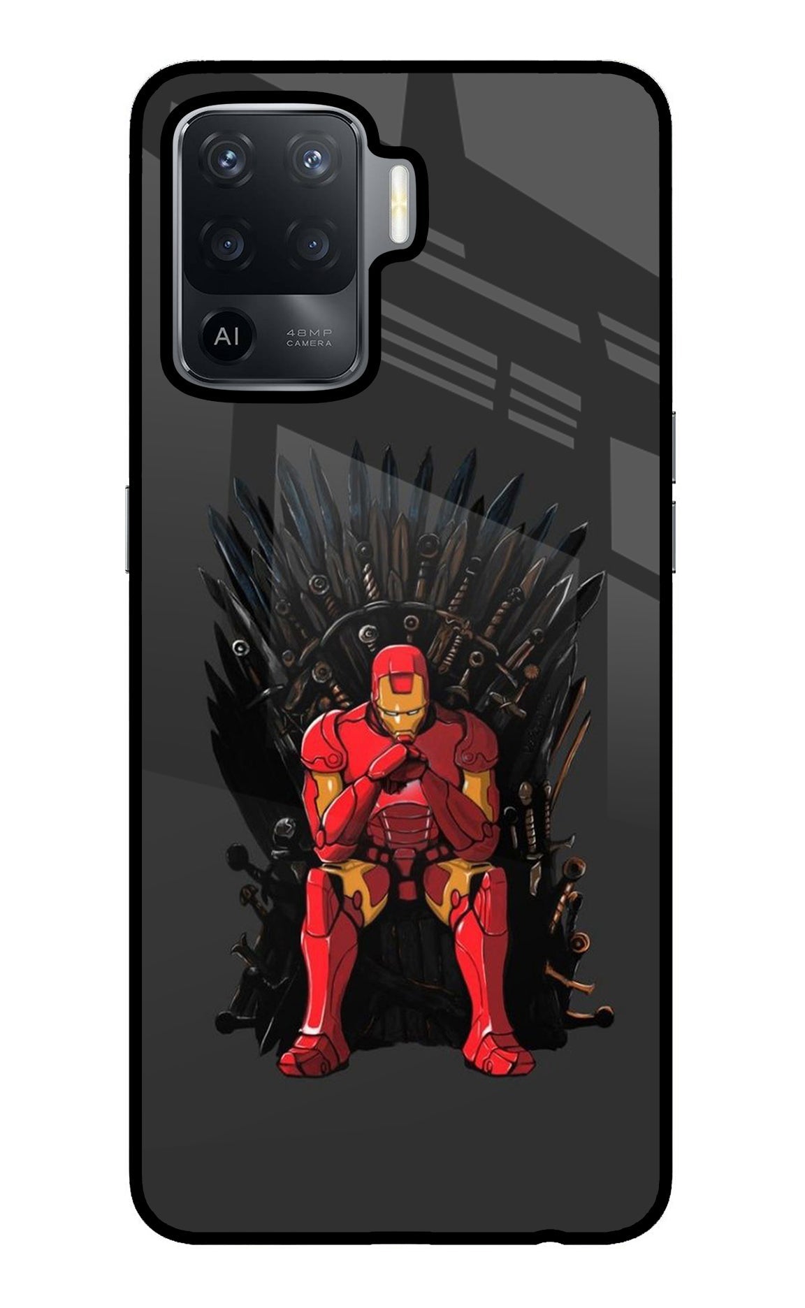 Ironman Throne Oppo F19 Pro Glass Case