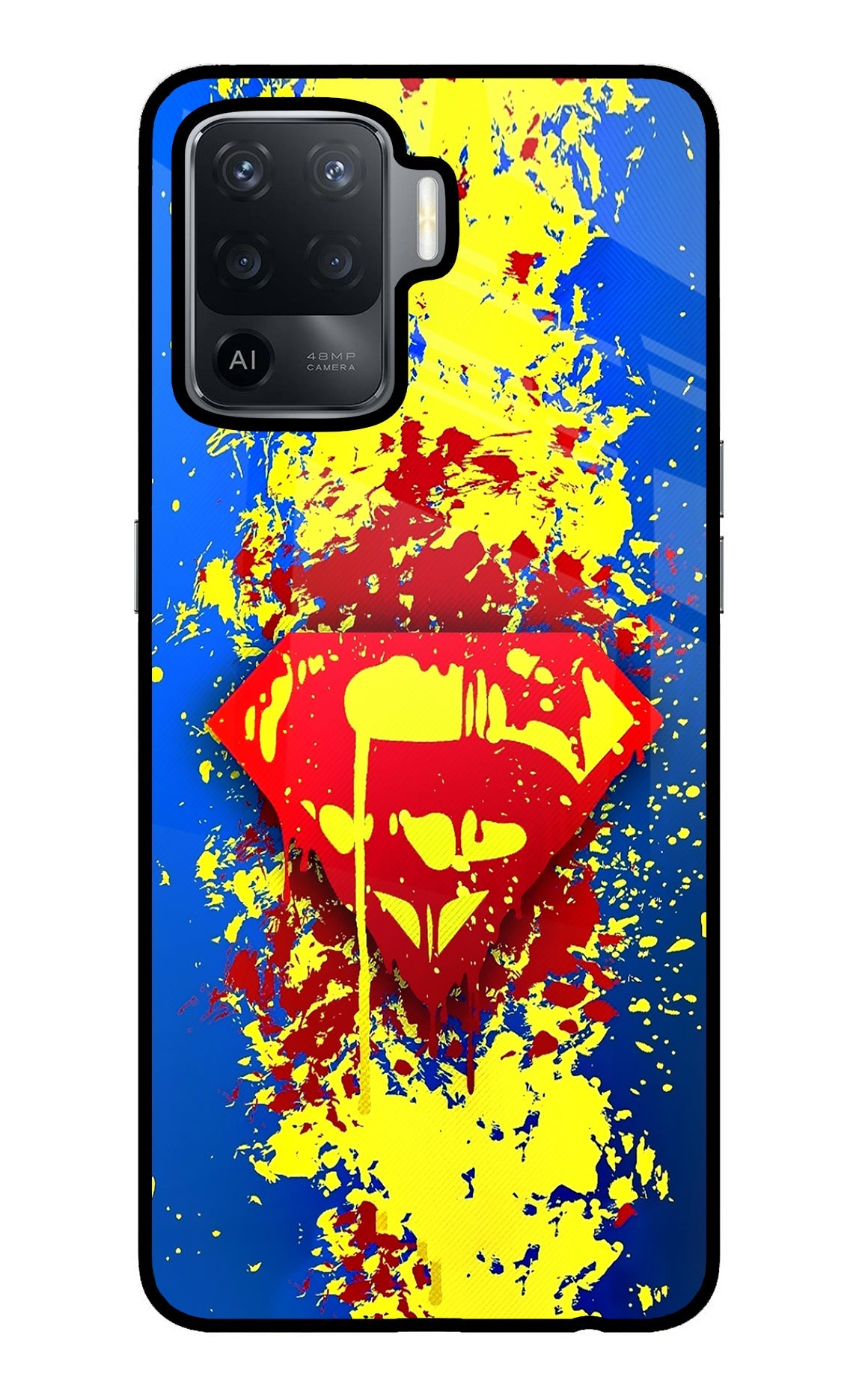 Superman logo Oppo F19 Pro Back Cover