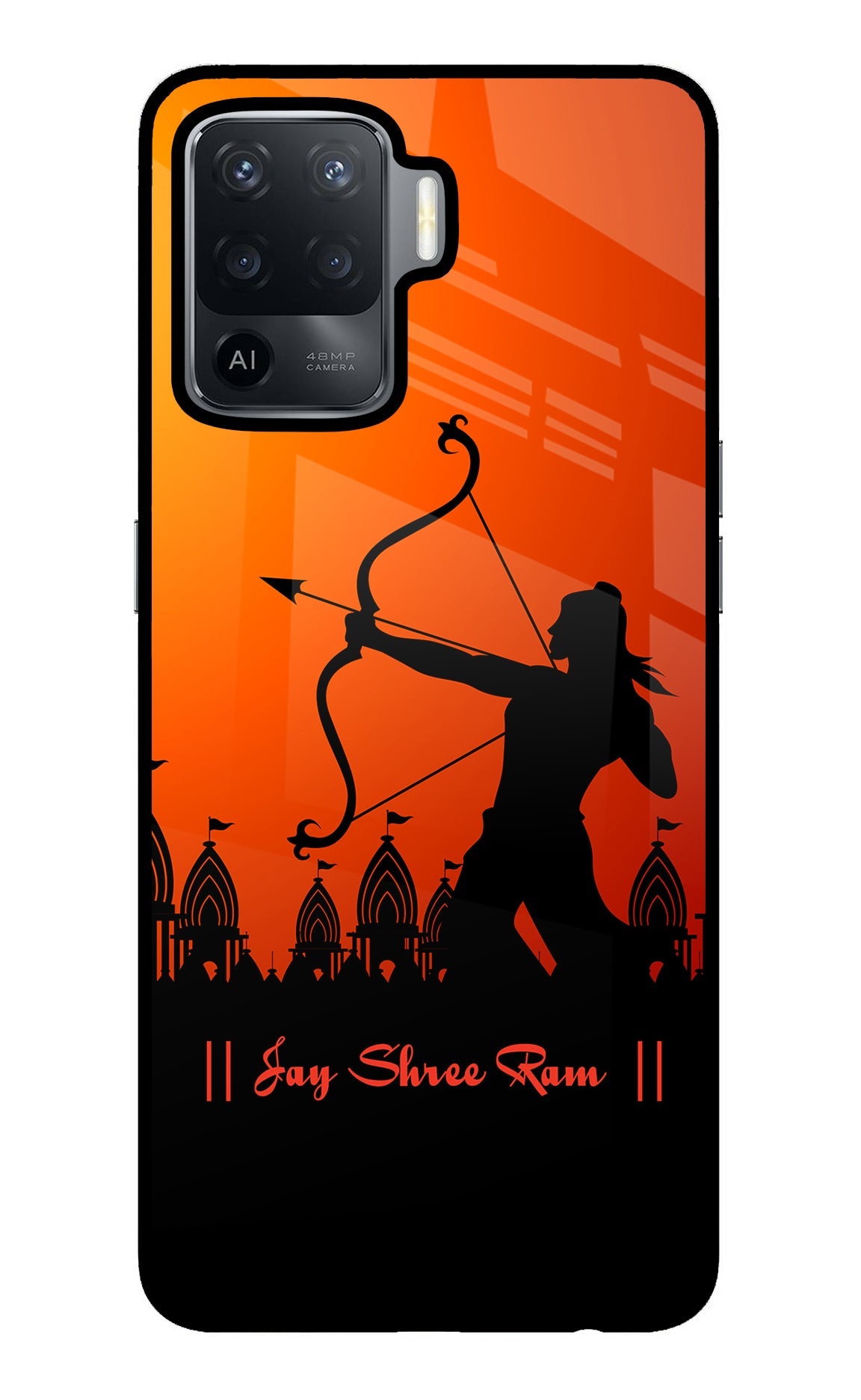 Lord Ram - 4 Oppo F19 Pro Back Cover