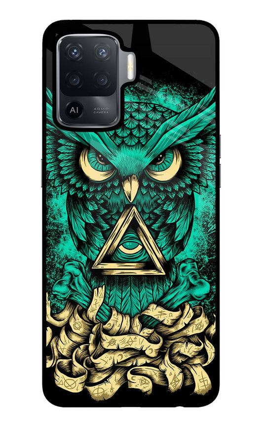 Green Owl Oppo F19 Pro Glass Case