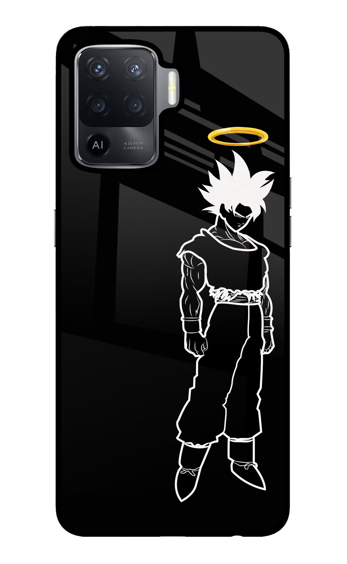 DBS Character Oppo F19 Pro Glass Case Back Cover by Casekaro