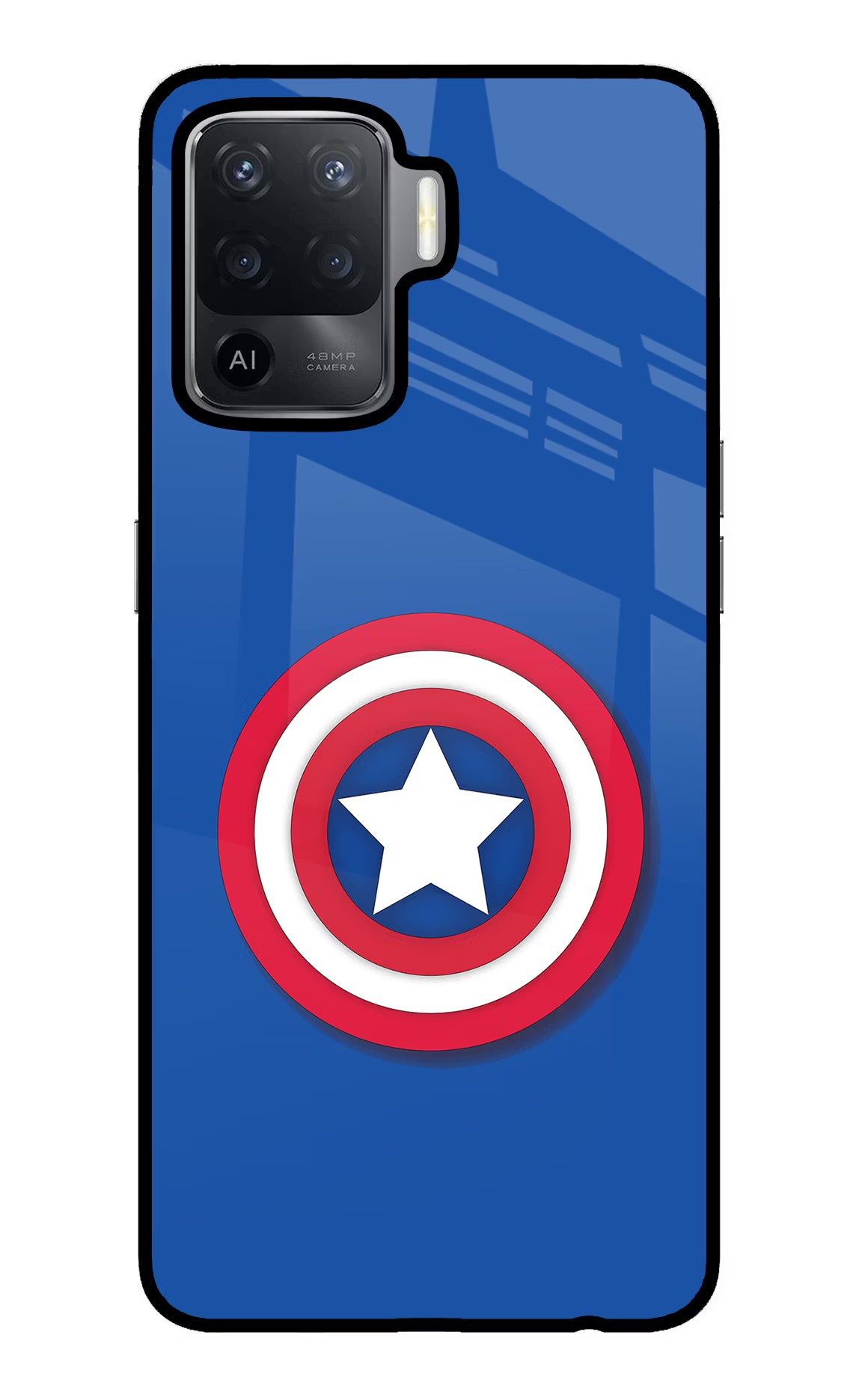 Shield Oppo F19 Pro Glass Case Back Cover by Casekaro