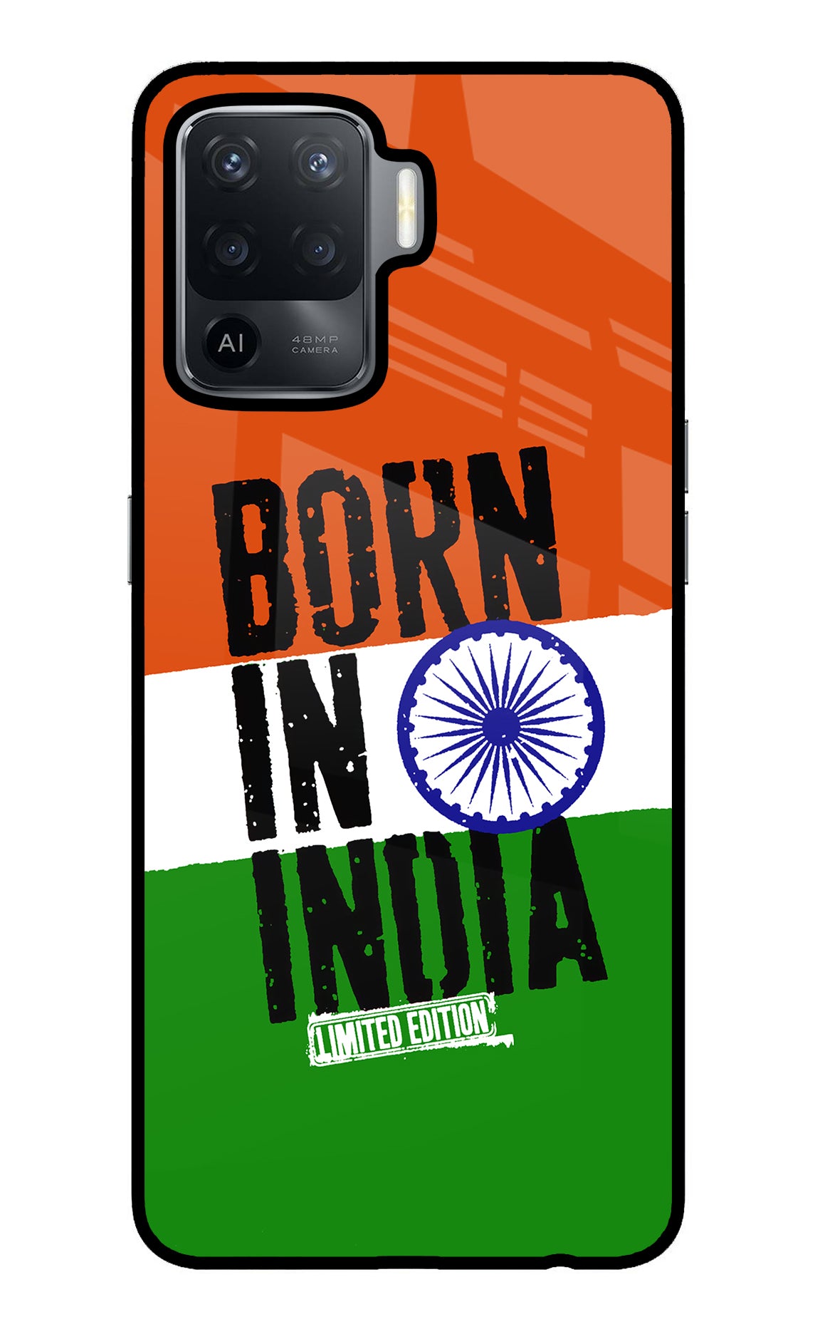 Born in India Oppo F19 Pro Glass Case