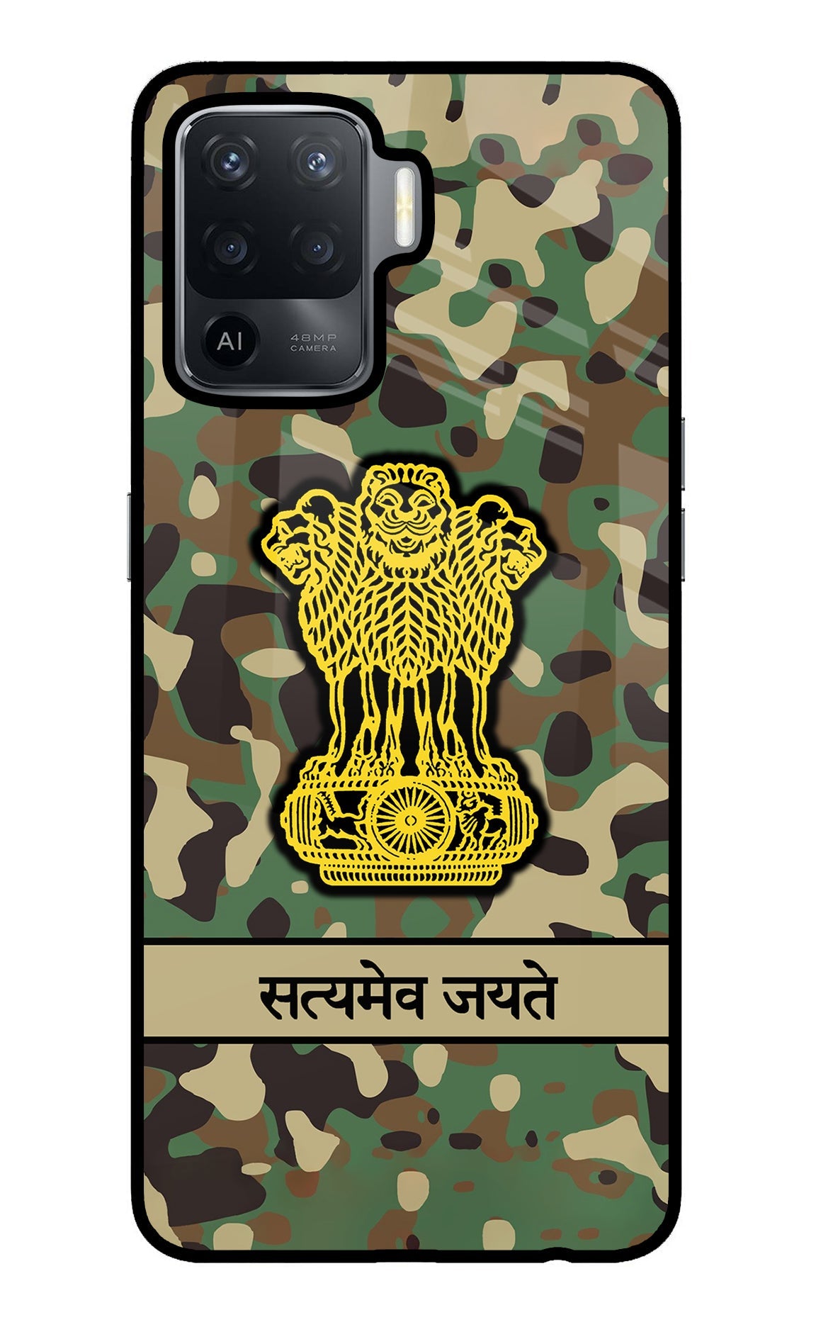 Satyamev Jayate Army Oppo F19 Pro Back Cover