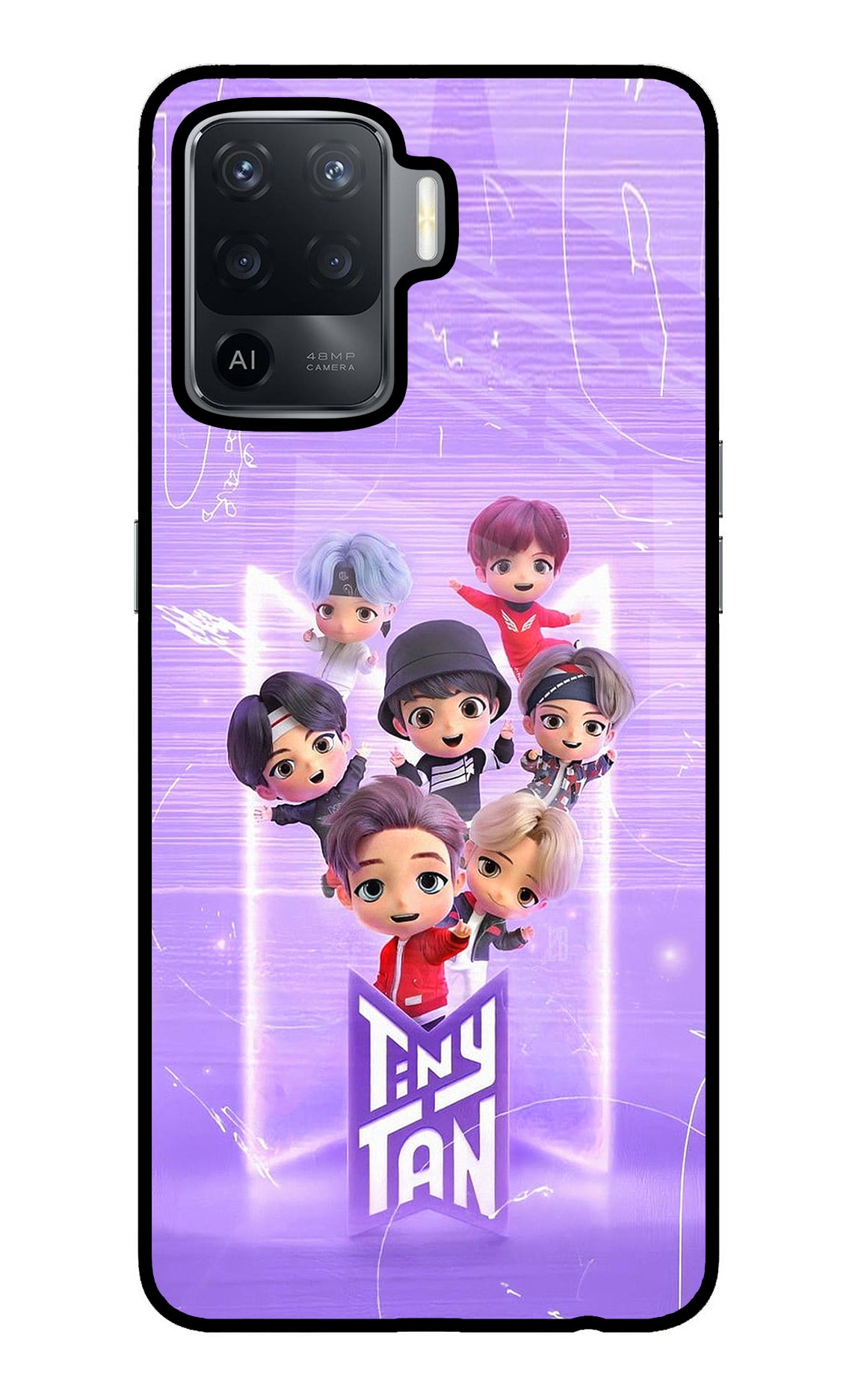 BTS Tiny Tan Oppo F19 Pro Back Cover