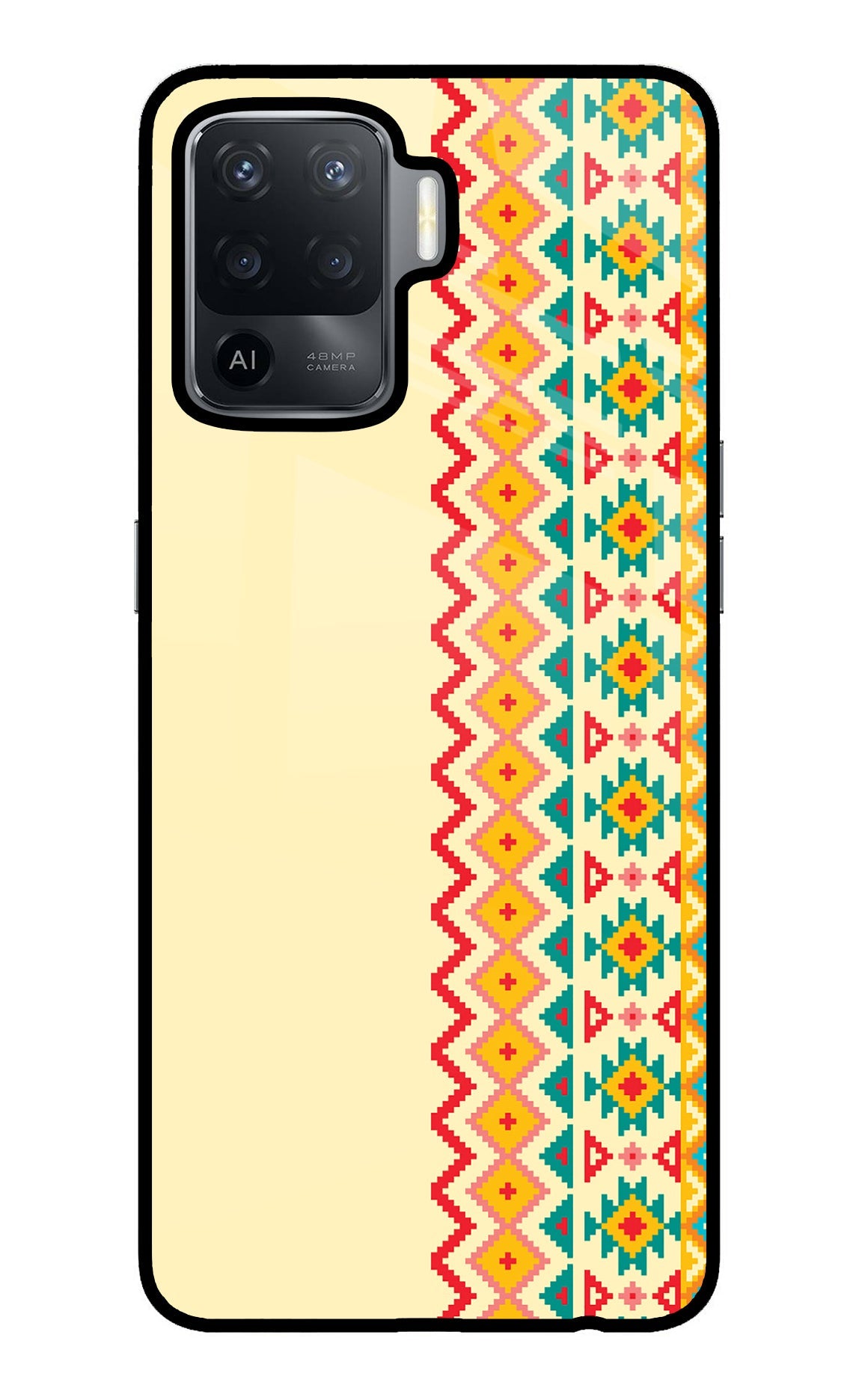 Ethnic Seamless Oppo F19 Pro Back Cover