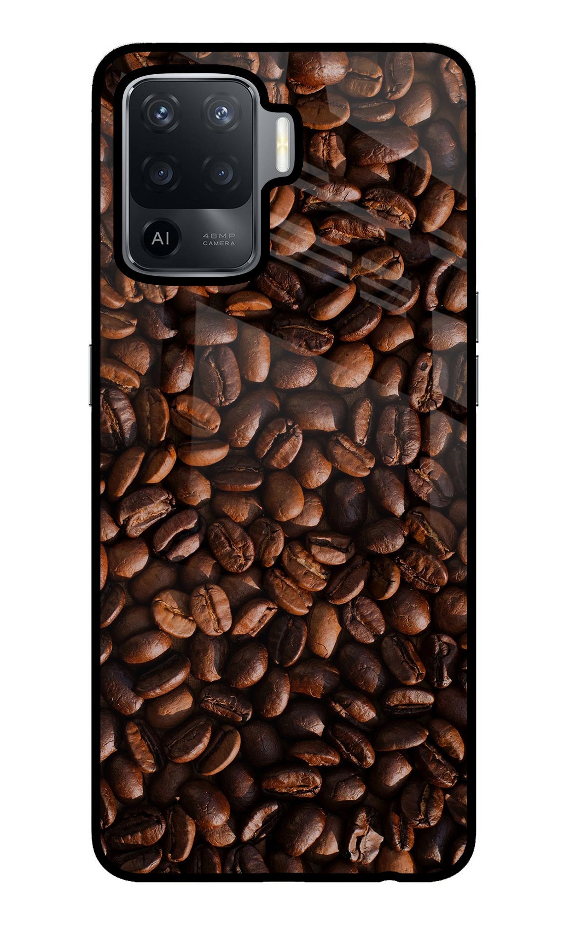 Coffee Beans Oppo F19 Pro Glass Case