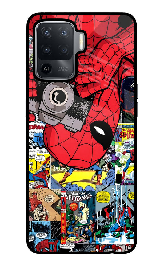 Spider Man Oppo F19 Pro Glass Case