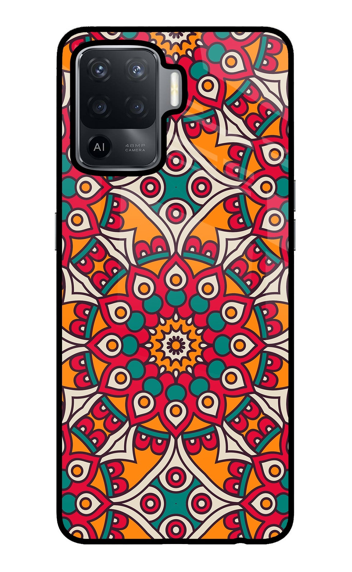 Mandala Art Oppo F19 Pro Back Cover