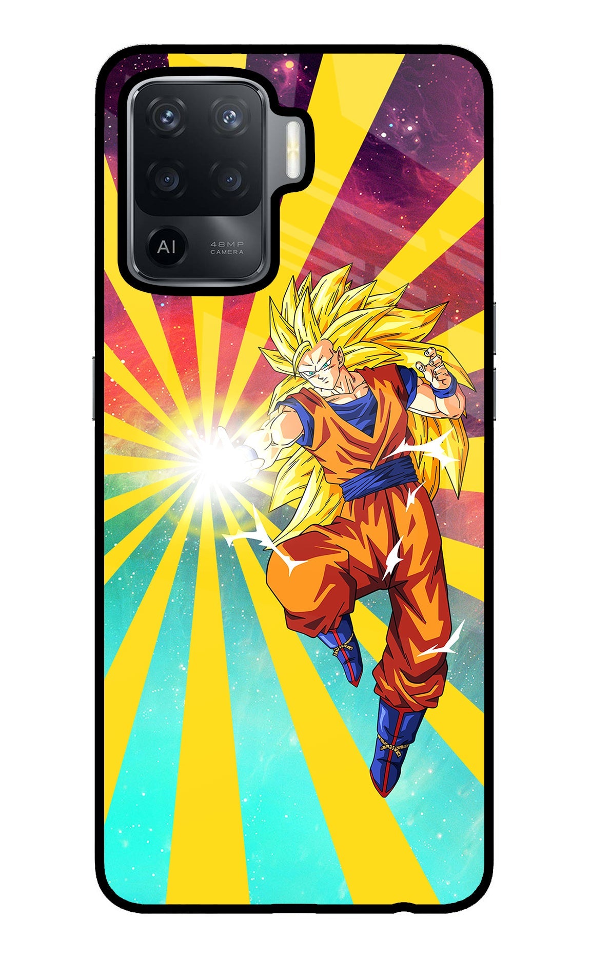 Goku Super Saiyan Oppo F19 Pro Back Cover