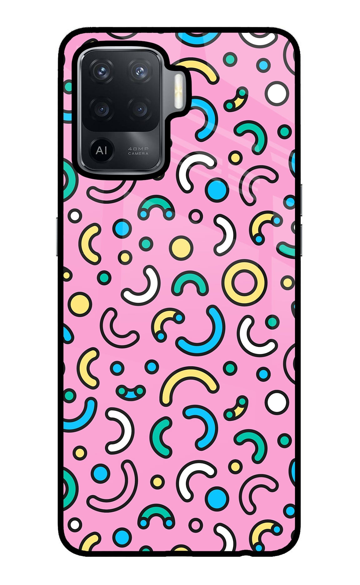 Memphis Design Oppo F19 Pro Back Cover