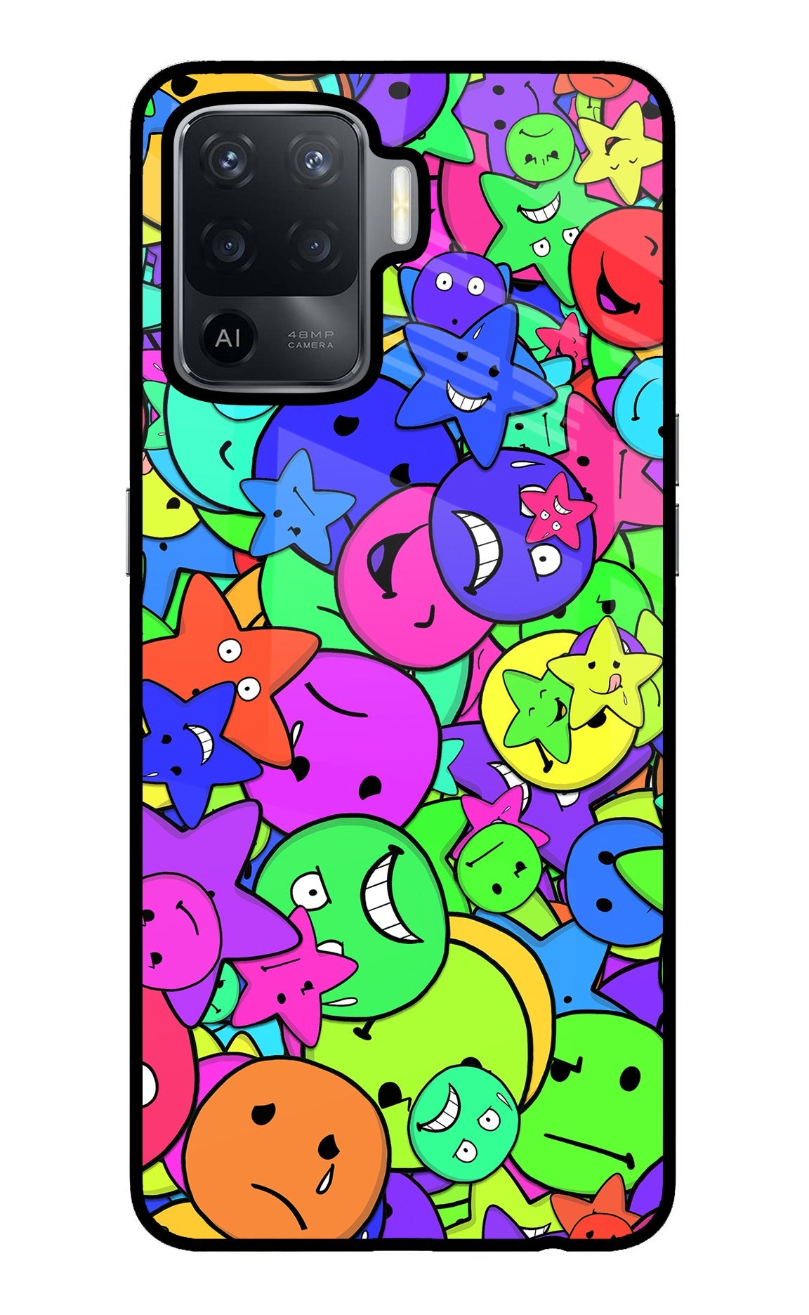 Fun Doodle Oppo F19 Pro Back Cover