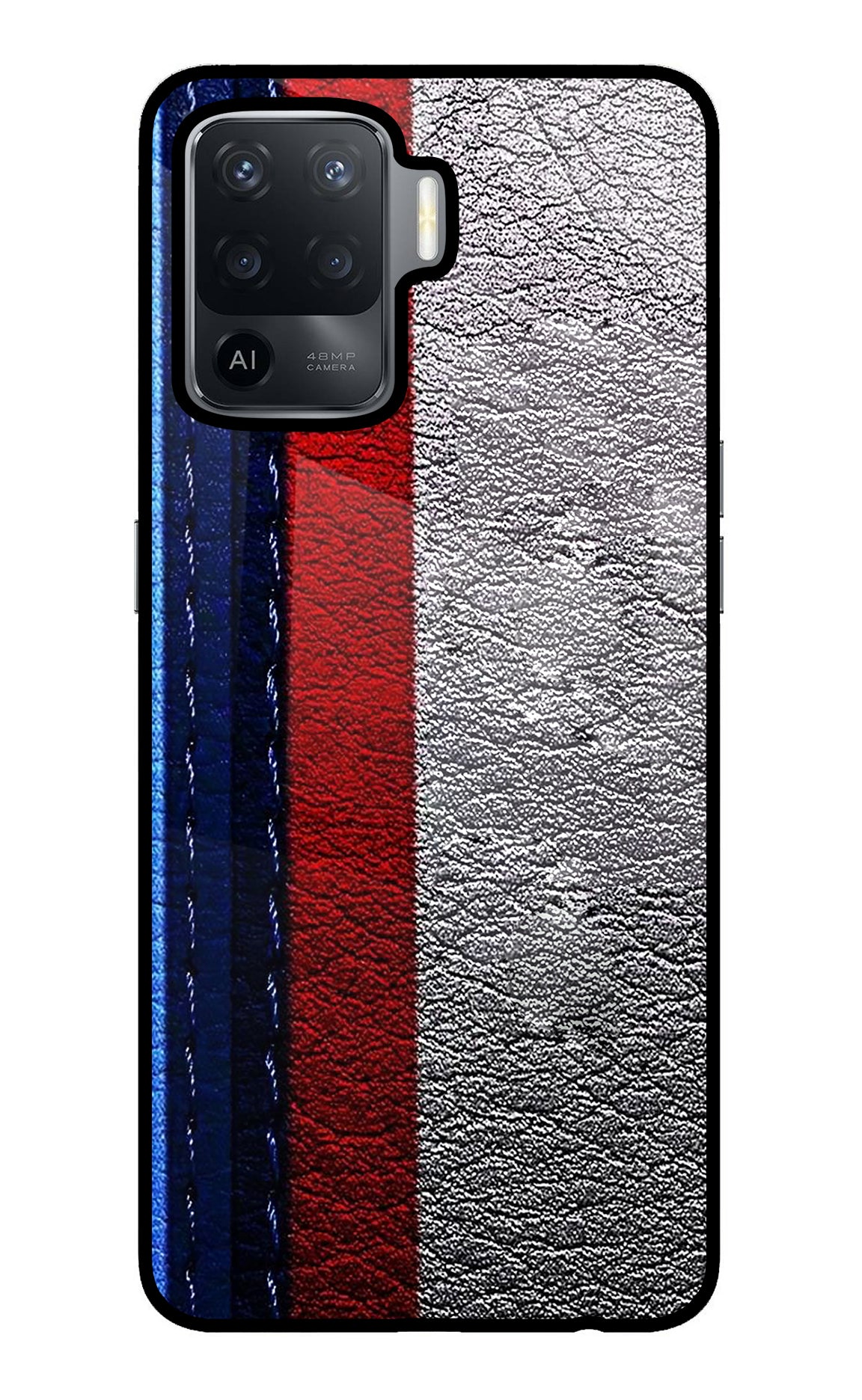 BMW Stripes Oppo F19 Pro Glass Case