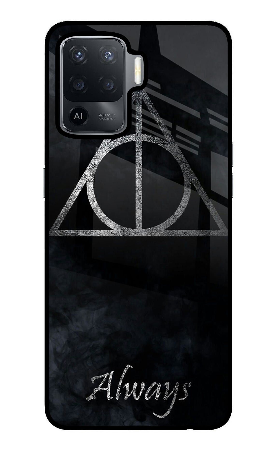 Deathly Hallows Oppo F19 Pro Glass Case