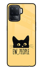 Ew People Catitude Oppo F19 Pro Glass Case