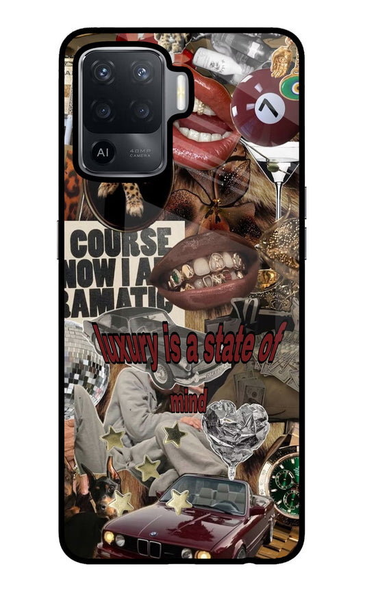 Luxury Oppo F19 Pro Glass Case