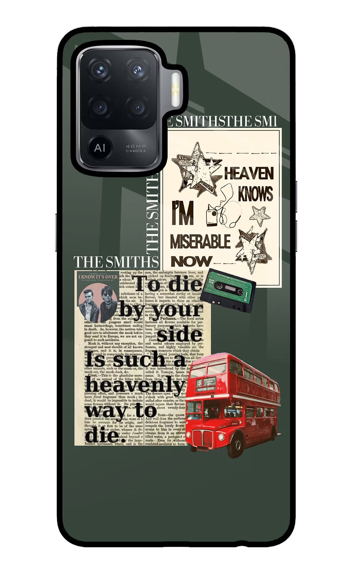 The Smiths Oppo F19 Pro Glass Case Back Cover by Casekaro
