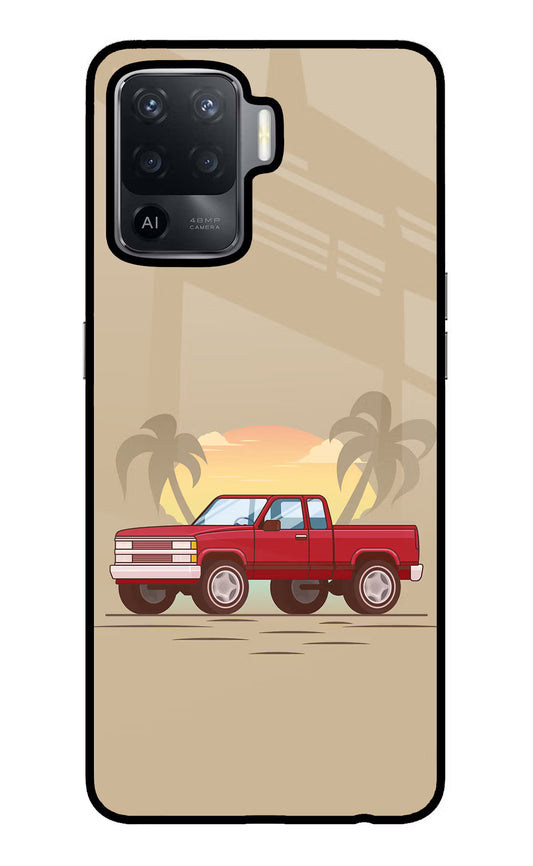 Desert Classic Drive Oppo F19 Pro Glass Case
