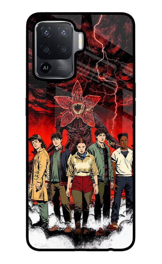 Ordinary Things Characters Oppo F19 Pro Glass Case