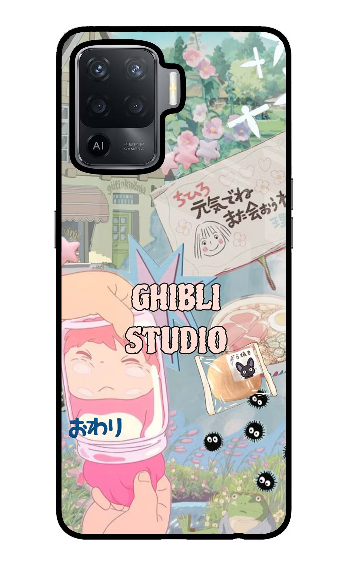 Studio Ghibli Oppo F19 Pro Glass Case