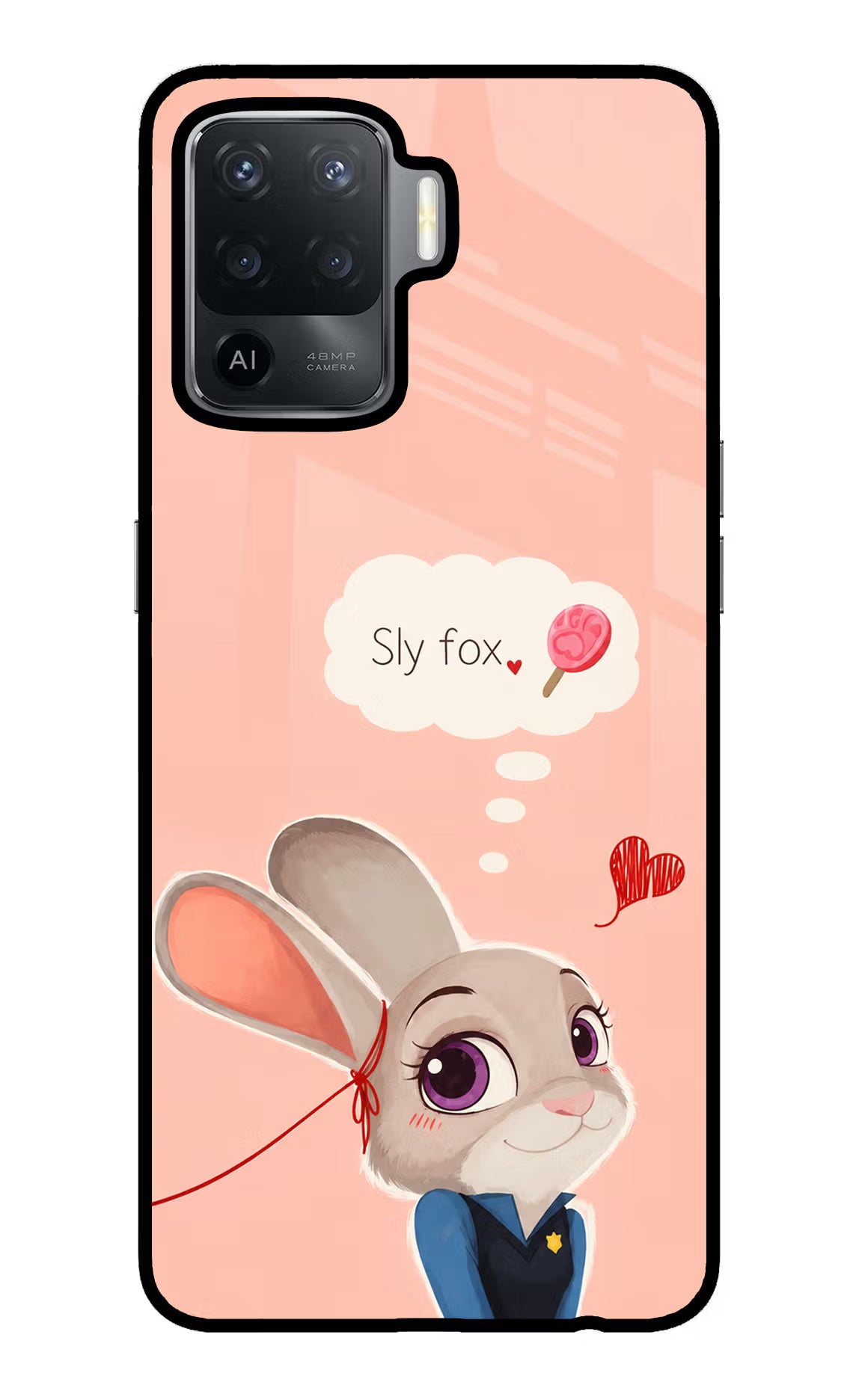 Judy Charm Oppo F19 Pro Glass Case