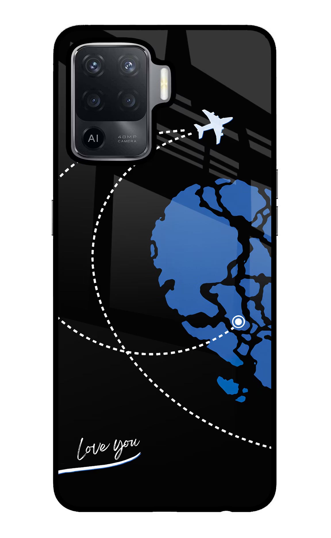 Love Orbit Oppo F19 Pro Glass Case