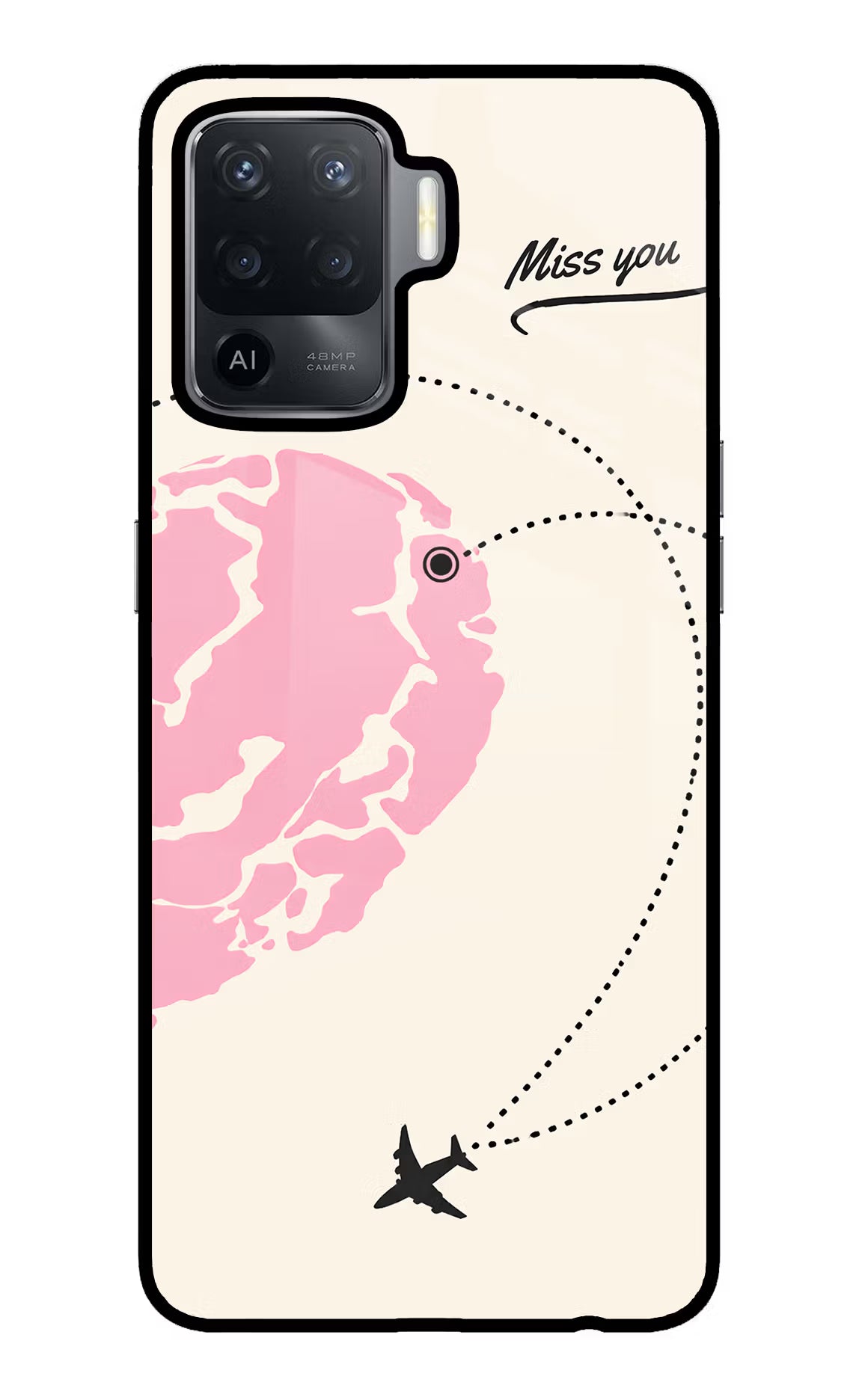 Miss Orbit Oppo F19 Pro Glass Case