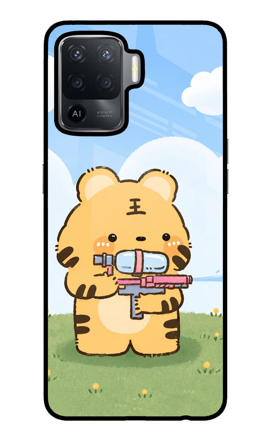 Tiger Treat Oppo F19 Pro Glass Case