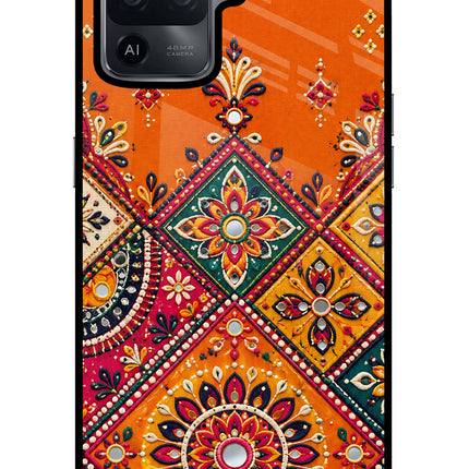 Kutch Glow Oppo F19 Pro Glass Case