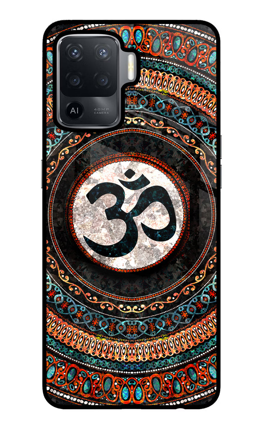 Om Culture Oppo F19 Pro Pop Case, Glass case