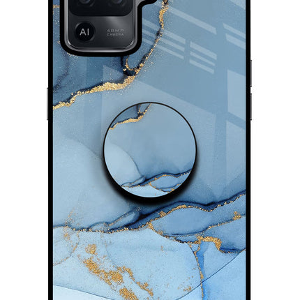 Blue Marble Oppo F19 Pro Glass Case