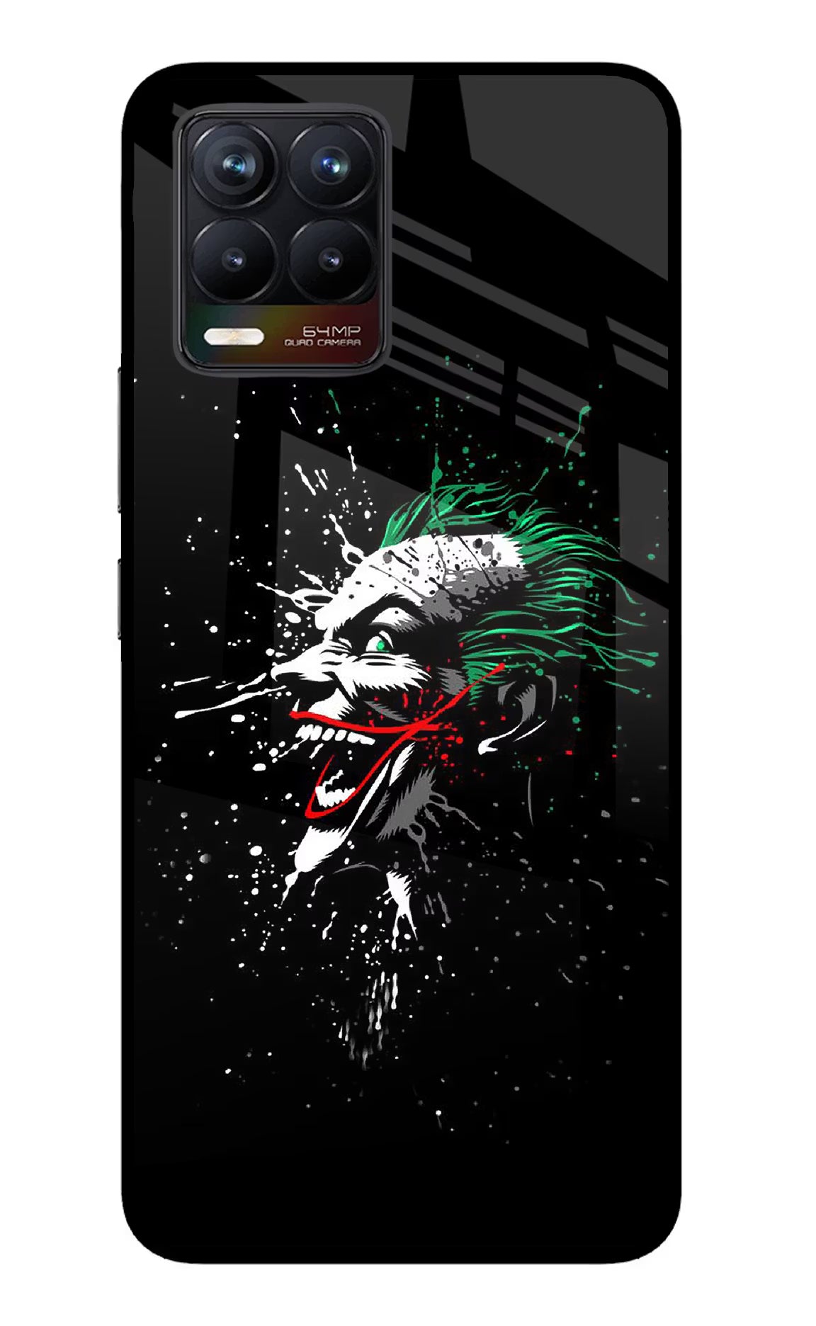 Joker Realme 8/8 Pro (not 5G) Glass Case Back Cover by Casekaro