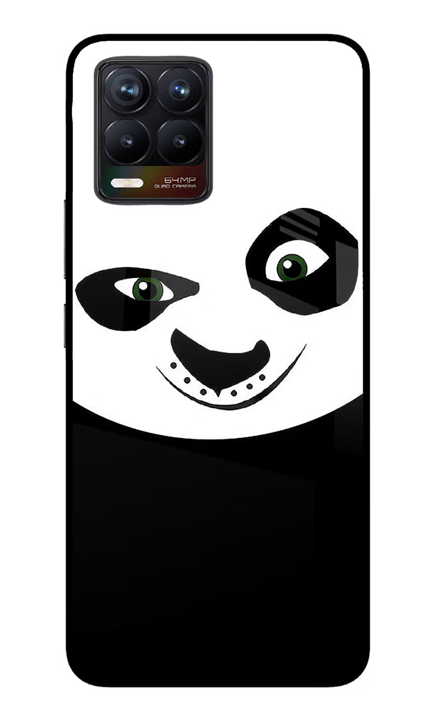 Panda Realme 8/8 Pro (not 5G) Back Cover, Glass case