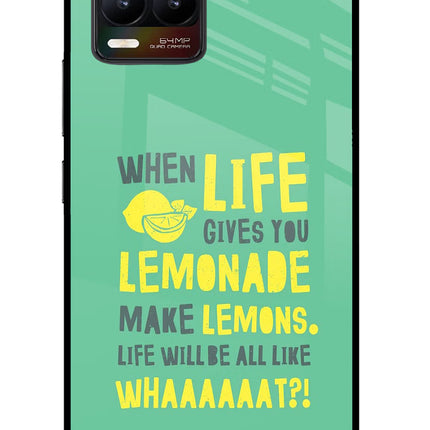 Quote Realme 8/8 Pro (not 5G) Glass Case Back Cover by Casekaro