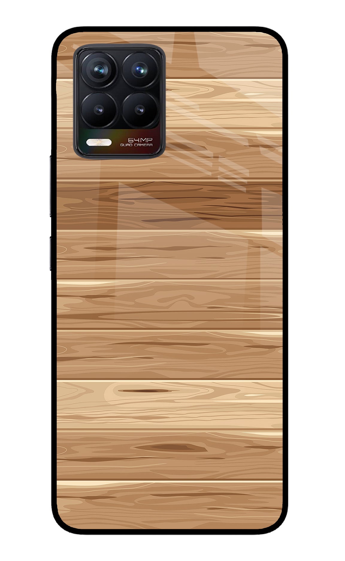 Wooden Vector Realme 8/8 Pro (not 5G) Back Cover