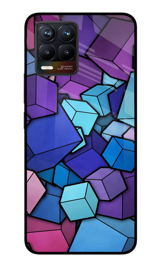 Cubic Abstract Realme 8/8 Pro (not 5G) Glass Case